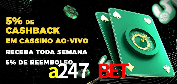 Promoções do cassino ao Vivo a247 bet